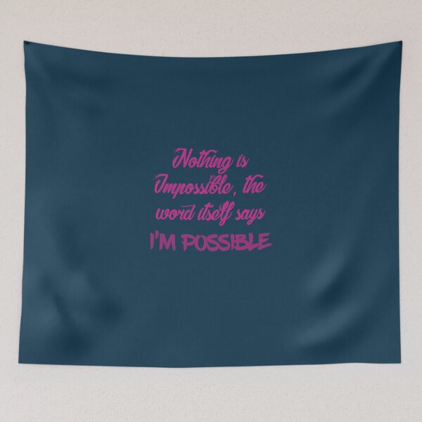 Item preview, Nothing is Impossible designed and sold by Black-Orc.