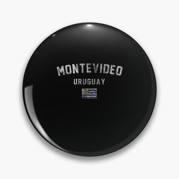 Item preview, Vintage Varsity Flag of Montevideo Uruguay designed and sold by shortfom.