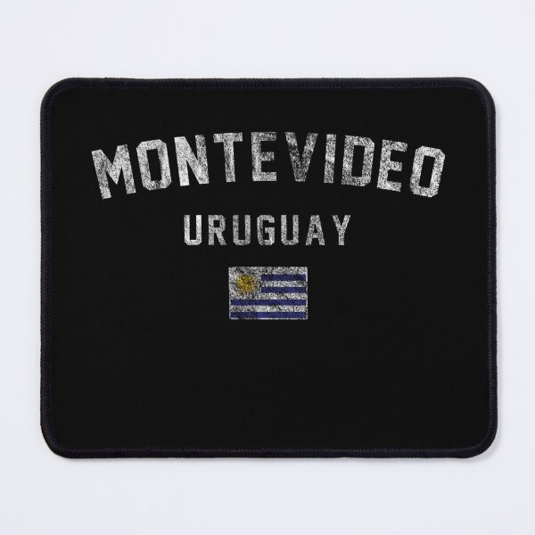 Item preview, Vintage Varsity Flag of Montevideo Uruguay designed and sold by shortfom.
