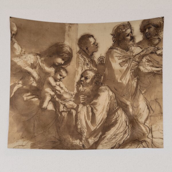 Item preview, The adoration of the Magi drawn by pen designed and sold by Lady-Frost.