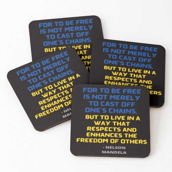 Item preview, Freedom quote by nelson mandela  designed and sold by Yaatra.