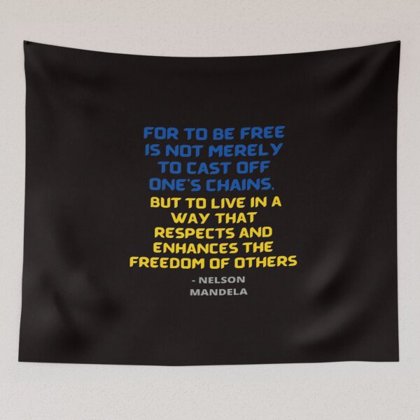 Item preview, Freedom quote by nelson mandela  designed and sold by Yaatra.