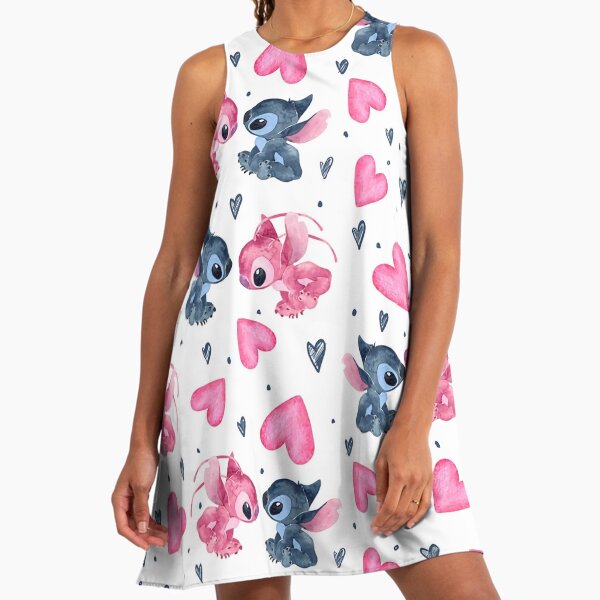 lilo and stitch dress Simple Pink Spaghetti Strap Homecoming Dresses with Pockets SD1232 –  Viniodress