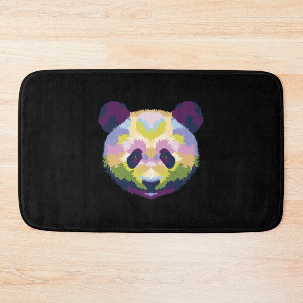 Item preview, Cute Panda'S Head Colorful Artistic Geometric Panda Lover designed and sold by celestekey.