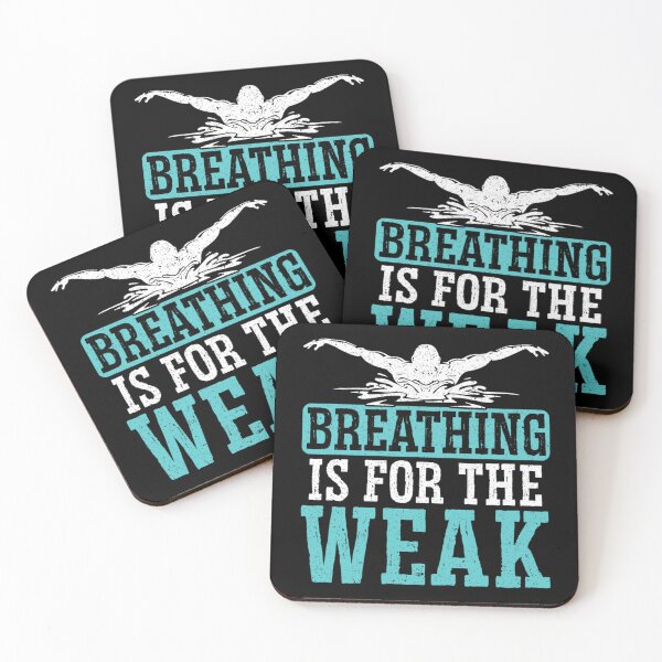 Item preview, Breathing Is For The Weak Swimmer Swim Water Classic T-Shirt designed and sold by cohenashl6.