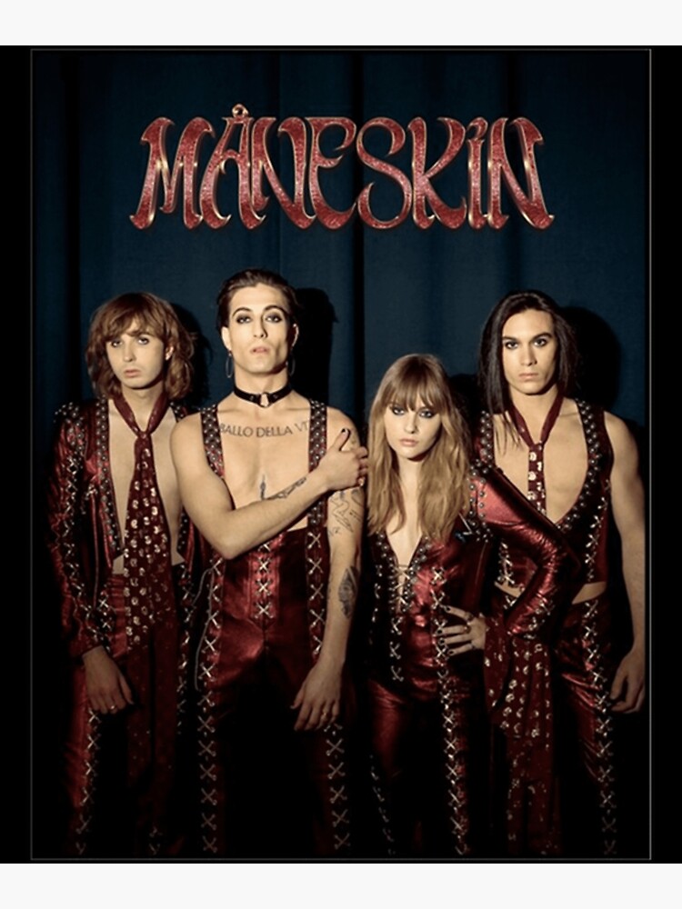 Maneskin Official Essential . Premium Matte Vertical Poster Designed ...