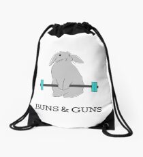 BUNS & GUNS Drawstring Bag