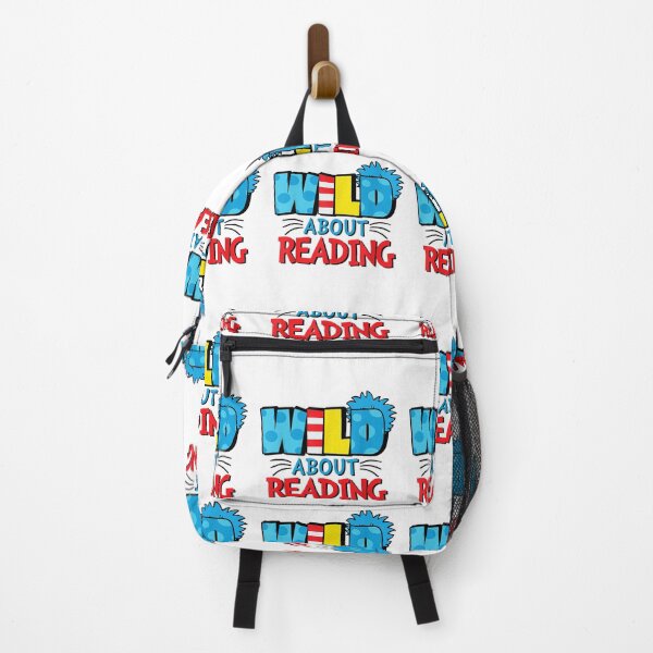 Item preview, Wild About Reading Dr Teacher Red And White Stripe Hat designed and sold by Wendiart.