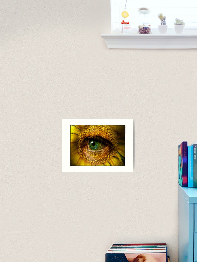 Sunflower with eye