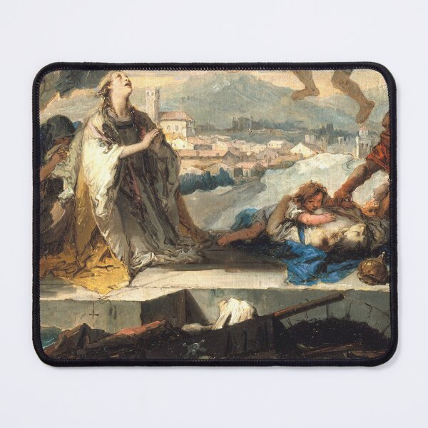 Item preview, Saint Thecla Praying for the Plague-Stricken Biblical art designed and sold by Lady-Frost.