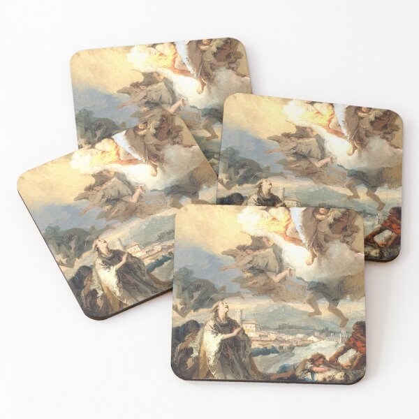 Item preview, Saint Thecla Praying for the Plague-Stricken Biblical art designed and sold by Lady-Frost.