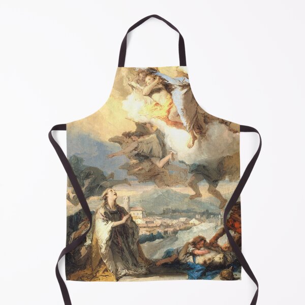 Item preview, Saint Thecla Praying for the Plague-Stricken Biblical art designed and sold by Lady-Frost.