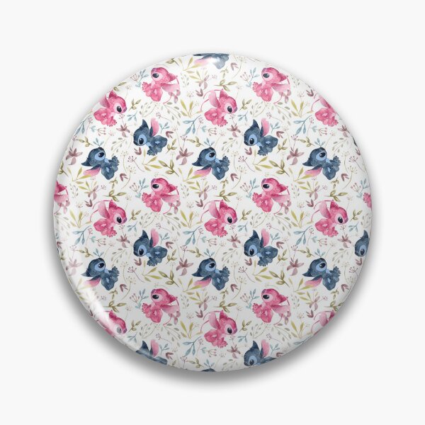 Item preview, Lilo And Stitch Tropical floral on white designed and sold by ThompsonBeauty.