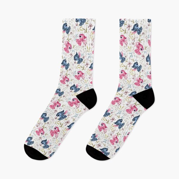 Item preview, Lilo And Stitch Tropical floral on white designed and sold by ThompsonBeauty.