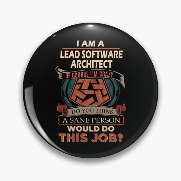 Item preview, Lead Software Architect T Shirt - Sane Person Job Gift Item Tee designed and sold by vonnie38uo.