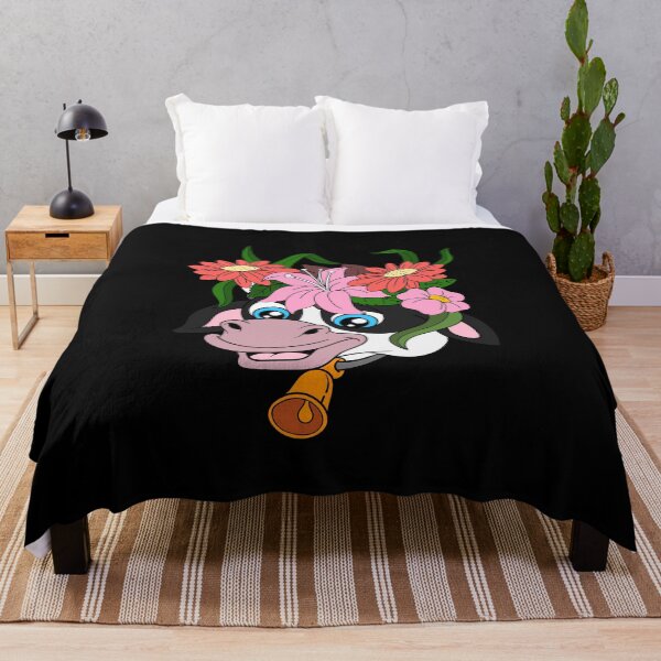 Item preview, Farm Animal Flowers Cow designed and sold by bestshirtdesign.