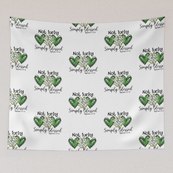 Item preview, Not Lucky Just Blessed Leopard Shamrock St Patrick Day Irish designed and sold by johnsimonart.