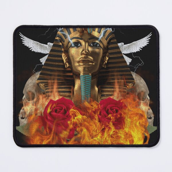 Item preview, Prophecy Fulfilled Ancient Egyptian Skulls Fire Heavy Metal designed and sold by StreetGlory.
