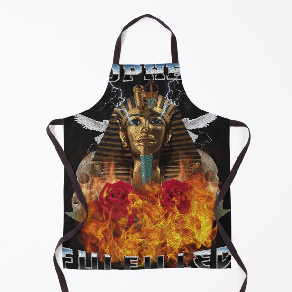 Item preview, Prophecy Fulfilled Ancient Egyptian Skulls Fire Heavy Metal designed and sold by StreetGlory.