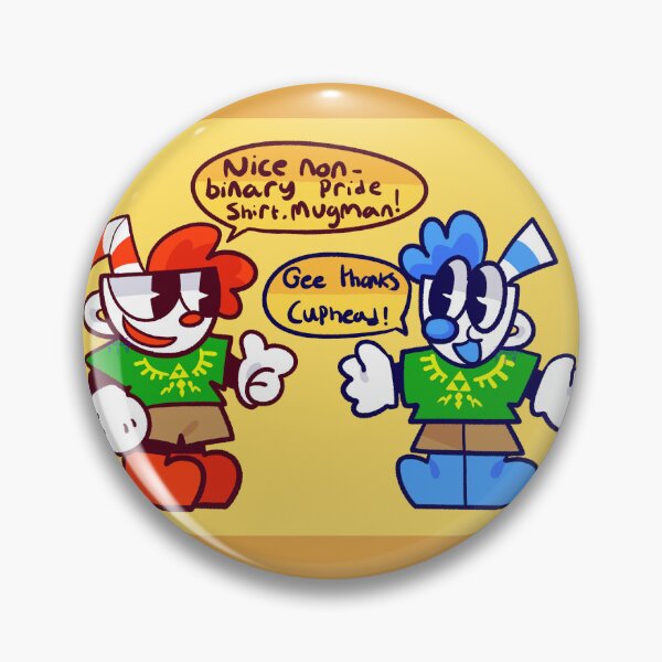 Item preview, Non binary mugman designed and sold by CheruuAx.