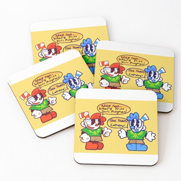 Item preview, Non binary mugman designed and sold by CheruuAx.