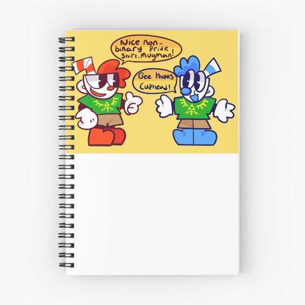 Item preview, Non binary mugman designed and sold by CheruuAx.