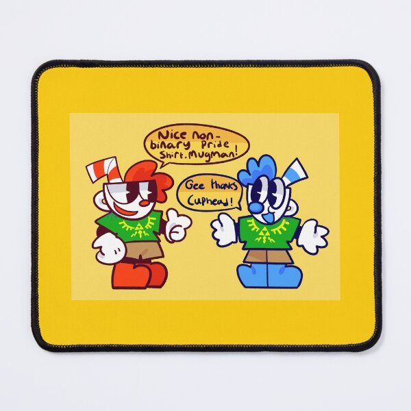 Item preview, Non binary mugman designed and sold by CheruuAx.