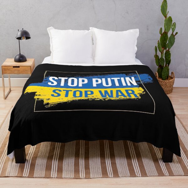 Item preview, Stop Putin Stop War, Stop the war against Ukraine, Slogan Peace designed and sold by graphic-genie.