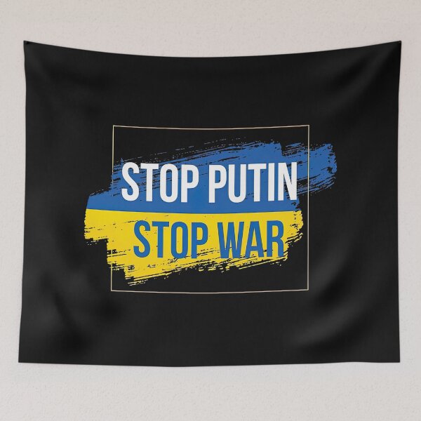 Item preview, Stop Putin Stop War, Stop the war against Ukraine, Slogan Peace designed and sold by graphic-genie.