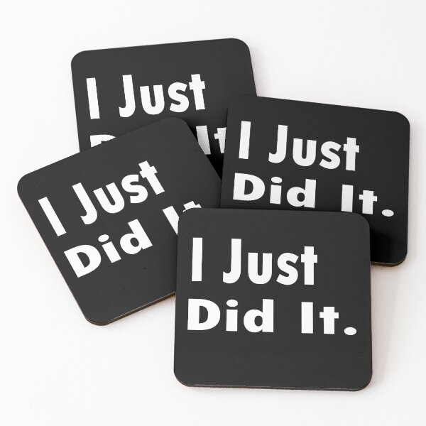 Item preview, I Just Did It designed and sold by The Happiness Market .