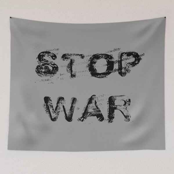 Item preview, Stop war drawing designed and sold by Blondiabshop.