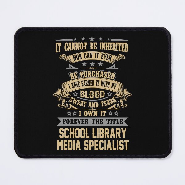 Item preview, School Library Media Specialist T Shirt - Forever The Title Job Gift Item Tee designed and sold by celiagomez456.