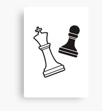 Chess Brain Game Canvas Print