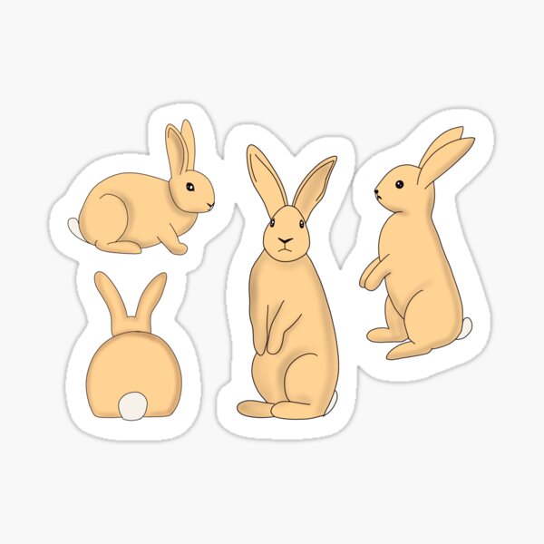 Item preview, bunnies designed and sold by rnstudioUS.