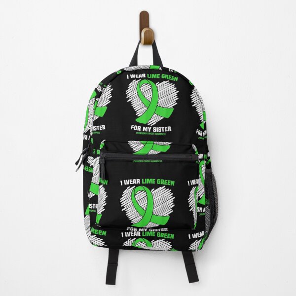 Item preview, I Wear Lime Green For My Sister Lymphoma Cancer Awareness designed and sold by johnsimonart.