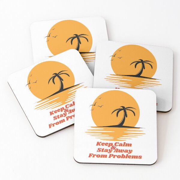 Item preview, Sunset Keep Calm And Stay Away From Problems designed and sold by Ildar012.