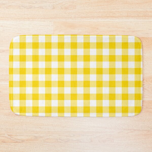 Item preview, Yellow and white checks pattern designed and sold by Tanya Mihe.