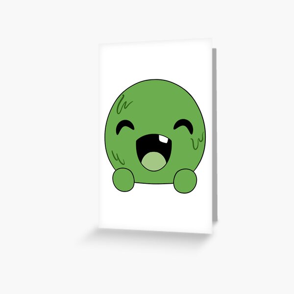 Minecraft Slime Plush Greeting Cards Redbubble