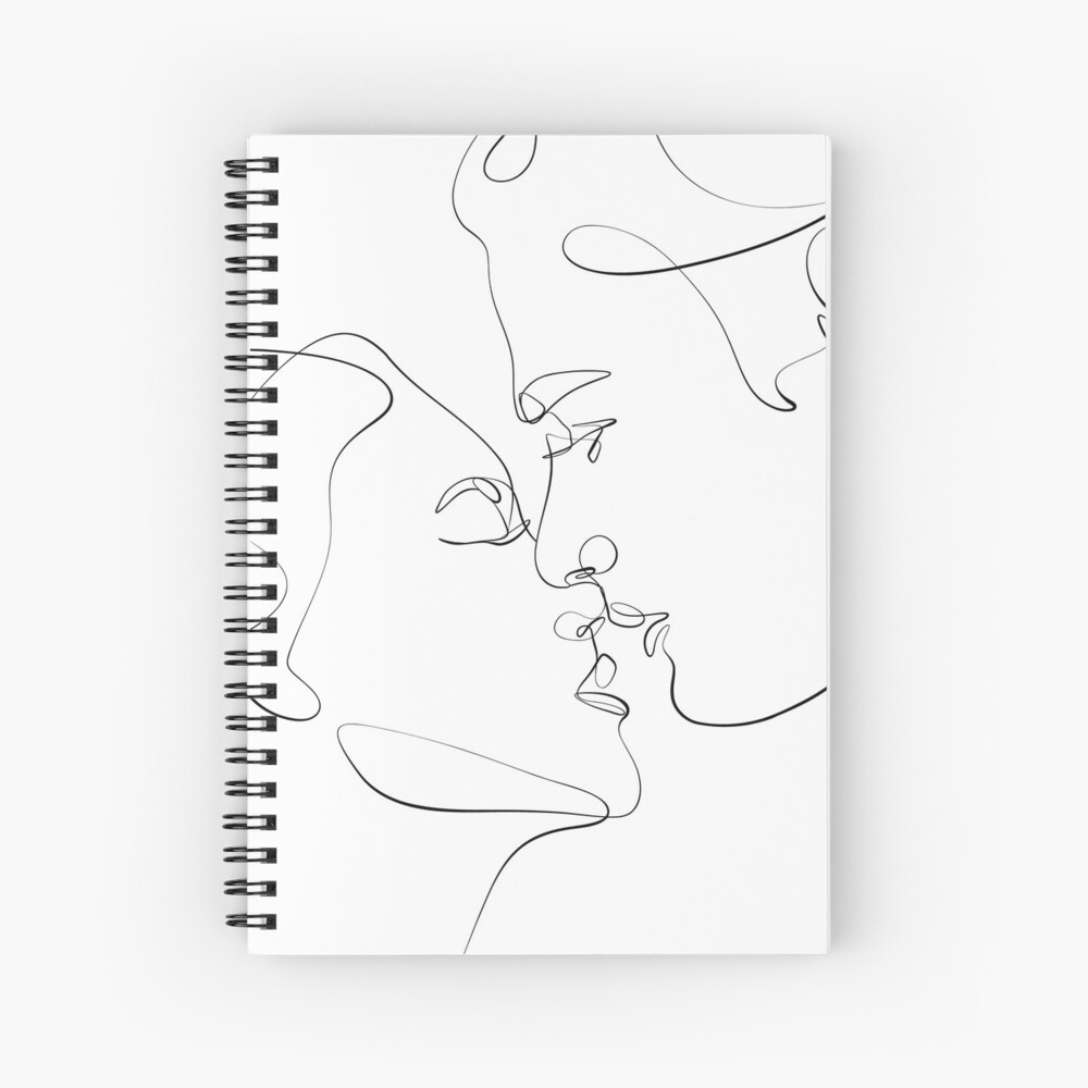 Couple line art, romantic couple drawing, minimalist kiss love art ...