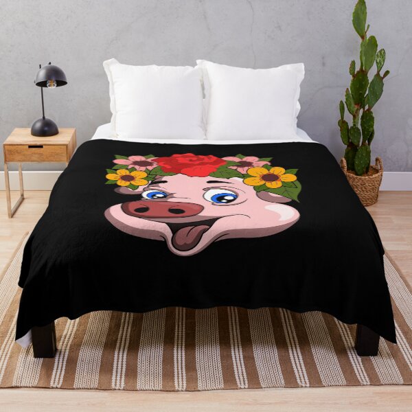 Item preview, Farm Animal Floral Pig designed and sold by bestshirtdesign.