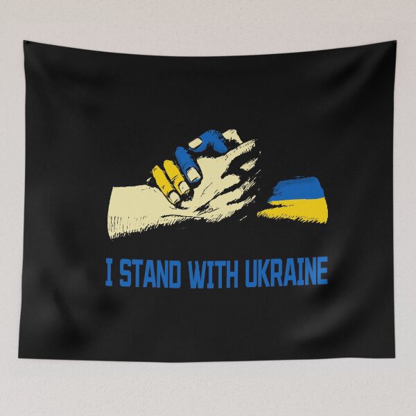 Item preview, I Stand With Ukraine Shaking Hands designed and sold by BettyGrantStore.