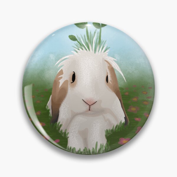 Item preview, Flowerhead Bunny w/ background designed and sold by Anonymous Badger.