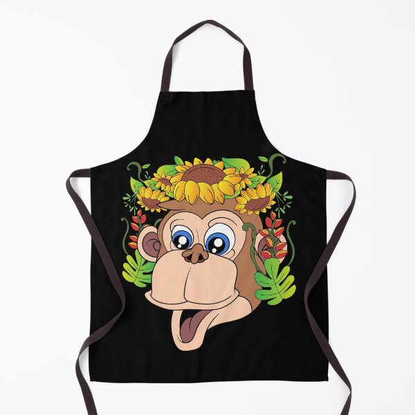 Item preview, Zoo Animal Flowers Monkey designed and sold by bestshirtdesign.