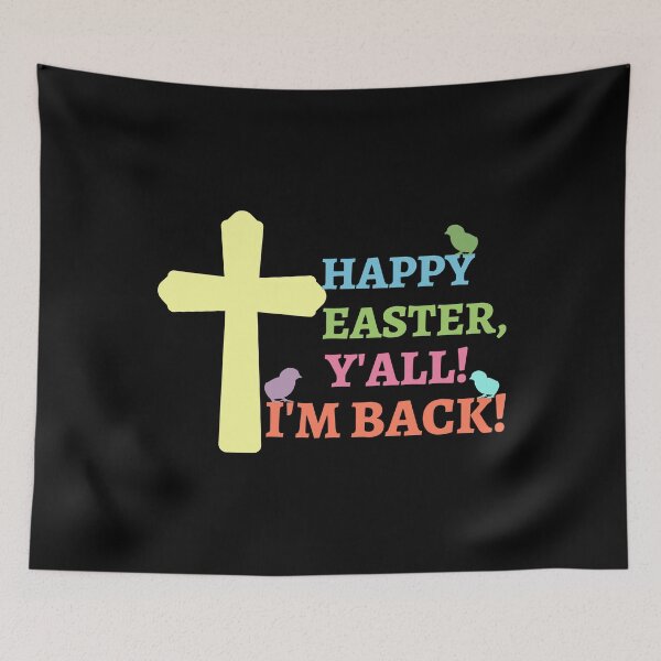 Item preview, Happy Easter Y'all!  I'm Back! With Easter Chicks designed and sold by MacAndMoose.