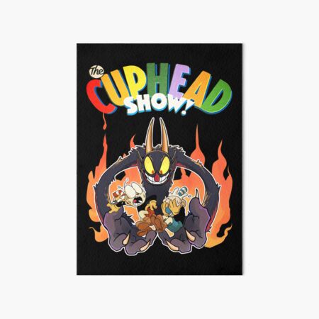 The cuphead show Art Board Print for Sale by Pini - Toon
