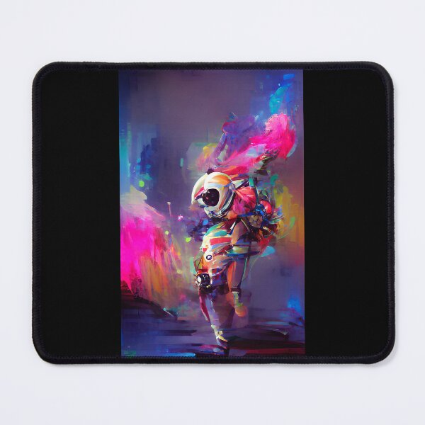 Item preview, colorful astronaut designed and sold by ururuty.