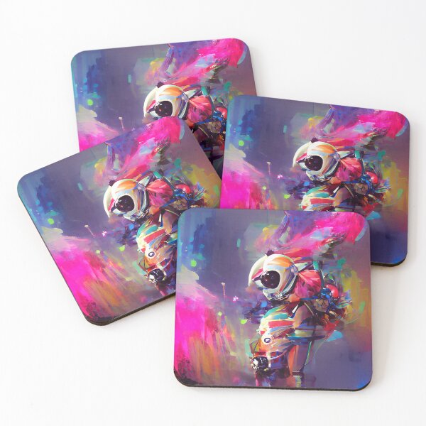Item preview, colorful astronaut  designed and sold by ururuty.