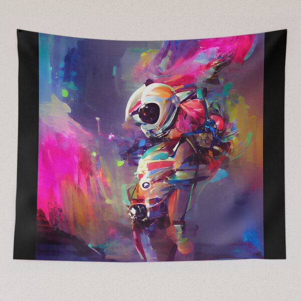Item preview, colorful astronaut  designed and sold by ururuty.