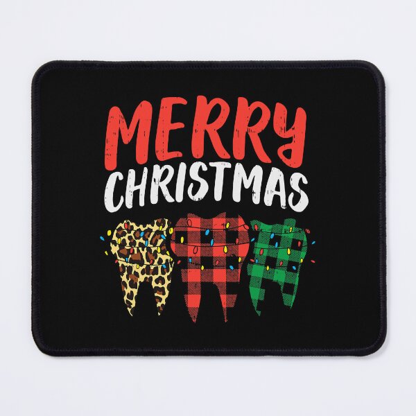 Item preview, Merry Christmas Buffalo Plaid Teeth Dental Dentist Gift designed and sold by NevaehRey.