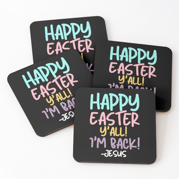 Item preview, Happy Easter Y'all!  I'm Back! -Jesus designed and sold by MacAndMoose.